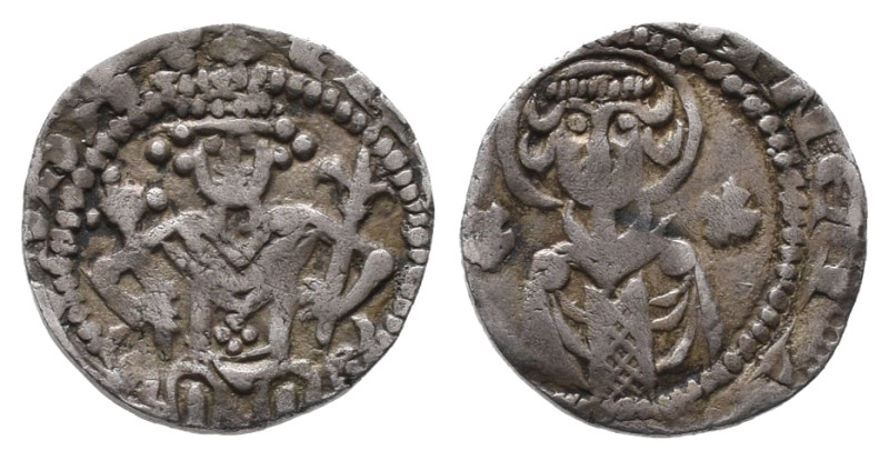 Mark, Engelbert I. 1249-1277, Pfennig, Hamm. 1,10 g. Kennepohl - (vgl. 8); Men. ...