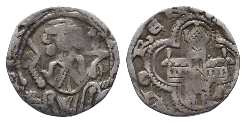 Mark, Engelbert I. 1249-1277, Pfennig, Iserlohn. 1,14 g. Men. 33/32. Selten. Lei...