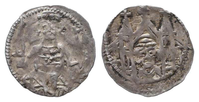 Mark, Everhard II. 1277-1308, Vierling, Iserlohn. 0,37 g. Men. -; Slg Lej. - (vg...