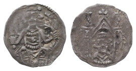Mark, Engelbert II. 1308-1328, Vierling, Bochum oder Iserlohn. 0,31 g. Men. - (vgl. 42), Slg. Lej -. Von größter Seltenheit. Leichte Prägeschwäche, se...