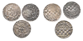 Mark, Adolf II. 1328-1347, Pfennige, alle Münzstätte Iserlohn. 3 Stück. Sehr schön
Erworben auf der Münzbörse Dortmund 1998 und 1991 von Wolfgang Ritt...