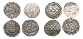 Mark, Engelbert III. 1347-1391, Pfennige (3x) und Hälbling (1x), alle Münzstätte Hattingen. 4 Stück. Schön-sehr schön
Exemplare der Auktion Kölner Mün...