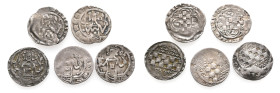 Mark, Engelbert III. 1347-1391, Pfennige, alle Münzstätte Iserlohn. 6 Stück. Schön-sehr schön
Exemplar der Auktion Künker 23, Osnabrück 1992, Nr. 2207...