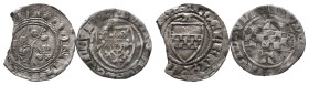 Mark, Adolf III. 1391-1393, Pfennig, Unna. 0,83 g. Men. - ; Slg. Lej 1288. Dazu: Engelbert III. 1347-1391, Pfennig, Unna. 0,78 g. Men. 64a, Slg. Lej. ...
