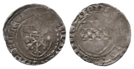 Mark, Adolf IV. 1398-1422, Pfennig, Hattingen. 0,67 g. Slg. Lej. 1326. Leichte Prägeschwäche, sehr schön
Exemplar der Lagerliste Hild, Soest 1985
