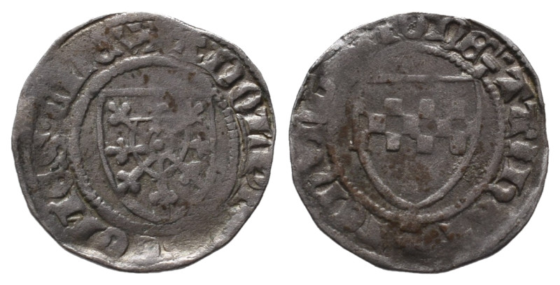 Mark, Adolf IV. 1398-1422, Pfennig, Hattingen. 0,88 g. Slg. Lej. 1325. Sehr schö...