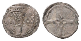 Mark, Gerhard 1422-1461, Vierling (1/4 Weißgroschen), Hörde. 0,23 g. Slg. Lej. 1346 vgl. Von größter Seltenheit. Kl. Schrötlingsfehler, schön-sehr sch...