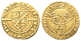 Pfalz, Friedrich I. 1449-1476, Goldgulden o. J. (1454), Bacharach. 2,93 g. Fb. 1979; Felke 1334. Sehr schön