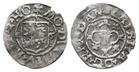 Schleswig Holstein, Christian III. 1533-1559, Sechsling 1545, Flensburg. 0,98 g. Lange -; Hede 21A. Von großer Seltenheit. Winz. Randausbruch, schön-s...