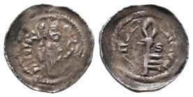 Trier, Heinrich II. von Finstingen 1260-1286, Pfennig o. J. 0,70 g. Sehr schön