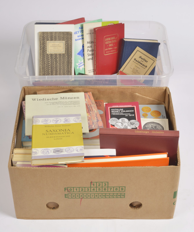 Numismatische Literatur, Konvolut Allgemein. Umfangreiche Sammlung mit zahlreich...