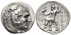 Kings of Macedon. Miletos. Alexander III "the Great" 336-323 BC. Civic issue of Miletos, circa 295-270 BC. . Tetradrachm AR (29mm, 16.94 g). Head of H...