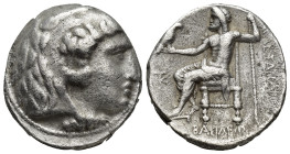 Cyprus, Kition AR Tetradrachm. (25mm, 16.59 g) In the name and types of Alexander III of Macedon. Struck under King Pumiathon, circa 325-320 BC. Head ...