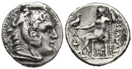 KINGS OF MACEDON. Alexander III 'the Great' (336-323 BC). Tetradrachm. (27mm, 16.46 g) Amphipolis. Obv: Head of Herakles right, wearing lion skin. Rev...
