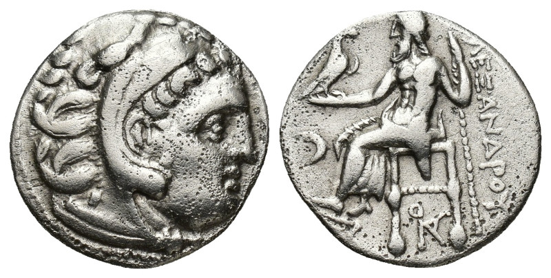 Kings of Macedon, Antigonos I Monophthalmos Kolophon, 310-301 BC. AR Drachm (17m...