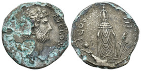 Lydia, Sardes, Hadrian, 117 – 138 AD Cistophoric tetradrachm, circa 128-130, AR (26mm, 7.58 g). HADRIANVS AVGVSTVS P P Bare head r. Rev. COS – III Cul...