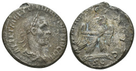 Seleucis and Pieria. Antioch. Trajan Decius AD 249-251. Billon-Tetradrachm (23mm, 9.57 g). AΥT K Γ ME KY ΔEKIOC TPAIANOC CEB, laureate, draped, and cu...