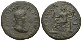 PAMPHYLIA. Aspendus. Gordian III (238-244). Ae. (30mm, 16.00 g) Obv: AV KAI MAP AN ΓOPΔIANON CЄ. Laureate head right; c/m: eagle within incuse circle....