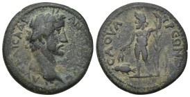 LYCAONIA. Savatra. Antoninus Pius (138-161). AE. (26mm, 10.00 g) Obv.: ΑVΤ ΚΑΙϹ ΑΔΡ ΑΝΤΩΝΙΝΟϹ ϹΕ. Laureate head of Antoninus Pius, r. Rev.: ϹΑΟVΑΤΡΕΩΝ...