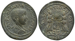 Pisidia, Antiochia, Gordian III, 238-244 AD. AE. (34mm, 23.33 g) Obv. IMP CAES M ANT GORDIANVS AVG. Laureate, draped, and cuirassed bust right of Gord...