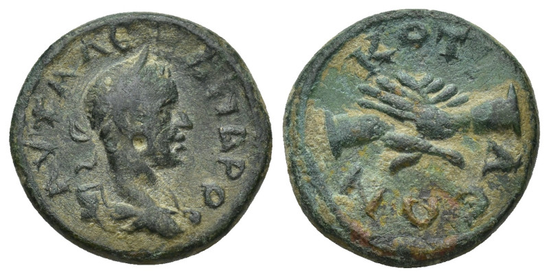 Phrygia. Cotiaeum. Severus Alexander AD 222-235. Bronze Æ (18mm, 3.58 g) ΑΥΤ ΑΛƐ...
