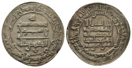 Umayyad & Abbasid ABBASID: al-Muqtadir, 908-932, AR dirham (25mm, 3.64 g)