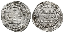 Umayyad & Abbasid ABBASID: al-Musta'in, 862-866, AR dirham (24mm, 2.45 g)