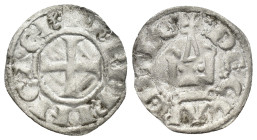 CRUSADERS. Principality of Achaea. Philippe de Savoy, 1301-1307. Denier tournois (18mm, 0.58 g), Chiarenza. +PH'S D' SAB' P' ACHE Cross, . Rv. 0.76 g....
