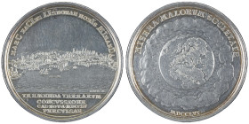 Joseph 1750-1777
Médaille en argent, Le tremblement de terre de Lisbonne le 1er novembre 1755,
AG 28.94g 45 mm par Loos.
Avers : HAEC FACIES LISBONAE ...