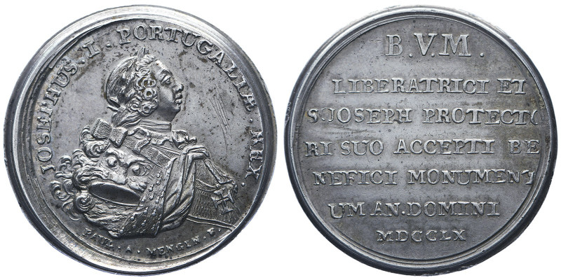Joseph 1750-1777
Médaille en argent, 1760, Église Notre-Dame de la Délivrance,
A...