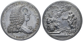 Joseph 1750-1777
Médaille en argent dédiéee au marquis de Pombal, 1772,
AG 66.47 g. 50mm
Avers : SEB:JOS:DE CARVALHO E MELLO MARCH:DE POMBAL
Revers : ...