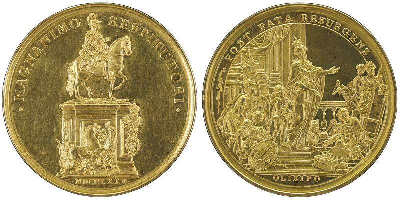 Joseph 1750-1777
Médaille en or, 1775, commémora- tion de l'érection de son monu...