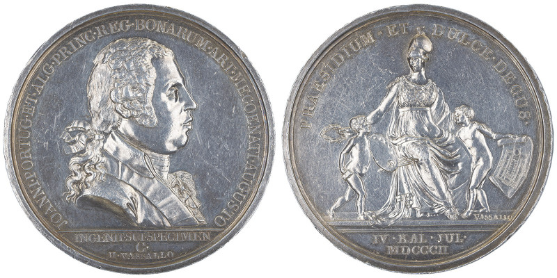 Jean, Prince Régent (1799-1816)
Médaille en argent, 1802, dédiée au Prince Régen...