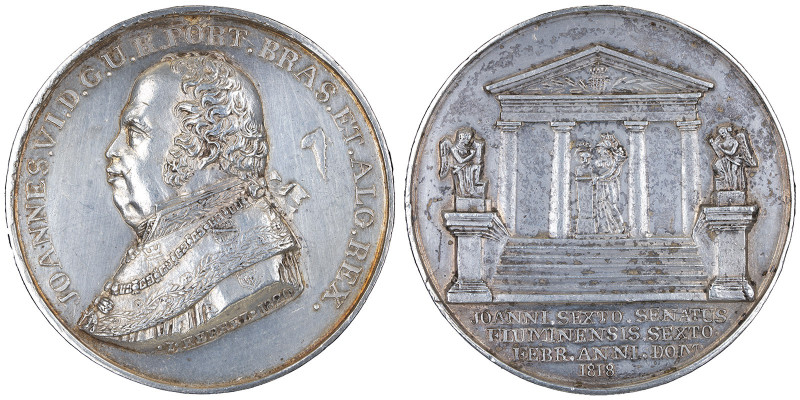 Jean VI le Clément 1816-1826
Médaille en argent, 1818-1820, commémoration de l'A...