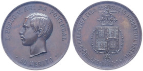 Pierre V 1853-1861
Médaille en bronze pour l'association industrielle, 1861, AE 33.70 g. 35 mm Conservation : SUP/FDC