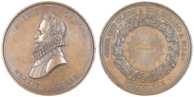 Grande médaille en bronze, Luiz de Camoes, 1880,
AE 224.07 g. 76 mm par De souza Conservation : petits coups sur le listel sinon Superbe