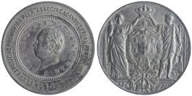 Médaille en argent, 1888, Association Industrielle Portugaise, AG 65 g. 50 mm Conservation : Superbe