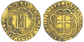 Nicola Guarco Doge VIII 1378-1383 Genovino, AU 3.41 g.
Ref : MIR 45, Fr 360.
Conservation : Rare et TTB. Trace de lime sur la tranche
