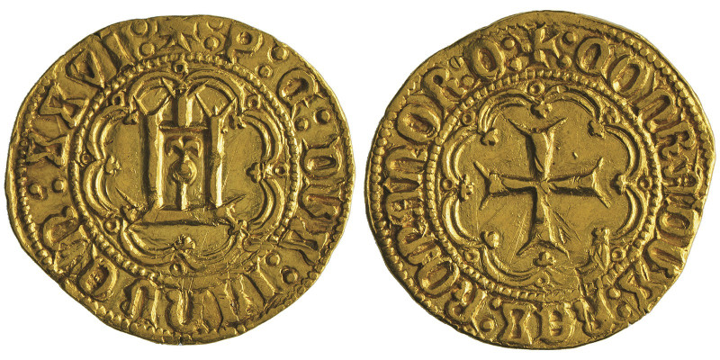 Pietro di Campofregoso, Doge XXVI 1450-1458
Genovino, 3.49 g.
Ref : MIR 93 (R2),...