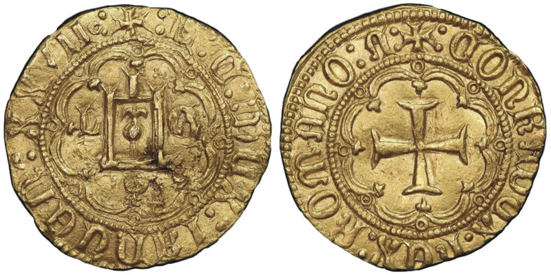 Ludovico di Campofregoso, Doge XXVII, 1461-1463
Genovino AU 3.50 g.
Ref : MIR 10...