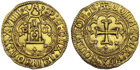Paolo di Campofregoso, Doge XXVIII, 1463-1464 
Genovino, AU 3.55 g.
Avers : P C DVX IANVEN XXVIII
Revers : CONRADVX REX ROMANOR B
Ref : MIR 106 (R4), ...