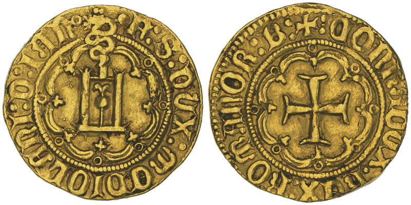 Francesco Sforza, Duca di Milano e Signore di Gênes 1464-1466
Genovino, AU 3.43 ...