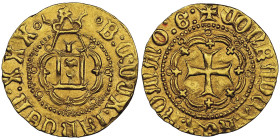 Battista Campofregoso Doge XXX 1478-1483 
Genovino, AU
Avers : B C DVX IANVEN XXX
Revers : CONRADVX REX ROMANO G. Ref : MIR 120 (R2), CNI 1var, Ricci ...