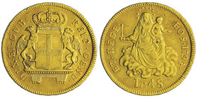 Dogi biennali III Fase 1637-1797 48 Lire, 1794, AU 12.53 g. Ref : MIR 277/2 (R), Fr. 445 Conservation : TTB