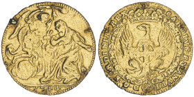 Carlo Emanuele III, Primo Periodo 1730-1755
Zecchino dell'annunciazione, I tipo, Torino, 1744, AU 3.45 g. Ref : Cud. 1025b (R2), MIR 915b, Sim. 7/2, B...