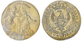 Carlo Emanuele III, Primo Periodo 1730-1755
Mezzo Zecchino, Turin, 1745, AU 1.7 g.
Ref : Cud.1027d (R5), MIR 917, Biaggi 784d, Fr.1113 Conservation : ...