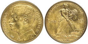 Vittorio Emanuele III 1900-1946
10 Lire Aratrice , Roma, 1926 R, Emissione per numismatici AU 3.22 g.
Ref : Cud. 1245c (R4) ,MIR 1131 , Pag. 690, Fr. ...