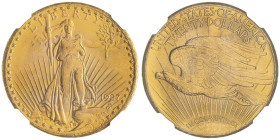 20 Dollars, Philadephia, 1927, AU 33.43 g.
Ref : Fr.185, KM#131
Conservation : NGC MS 65