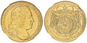 Liechtenstein
Ensemble complet de 7 pièces d'or des Princes du Liechtenstein , Refrappes de 1966 par la Monnaie de Munich: 
3 x 1 ducat 
2 x 10 ducats...