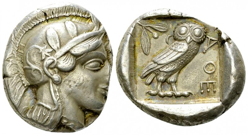 Athens AR Tetradrachm, c. 454-404 BC 

 Athens, Attica. AR Tetradrachm (22-26 ...